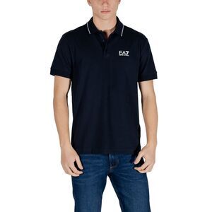 Ea7 Men blue Polo Shirts